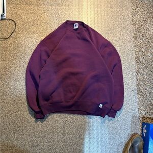 Russell Athletic Men's Maroon Crewneck Sweater